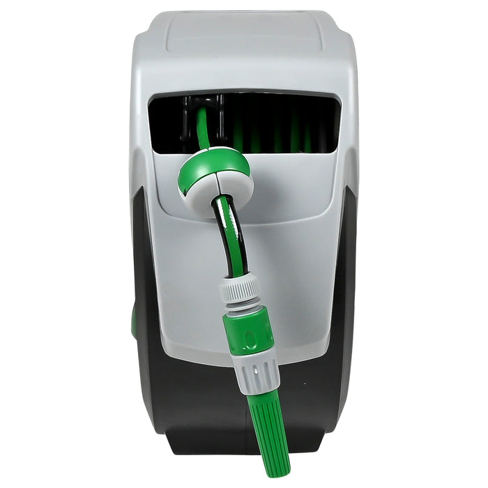 Wandslangenbox 25 Meter – Automatisch Oprolbaar | 180° Draaibaar & Compleet met Tuinslang