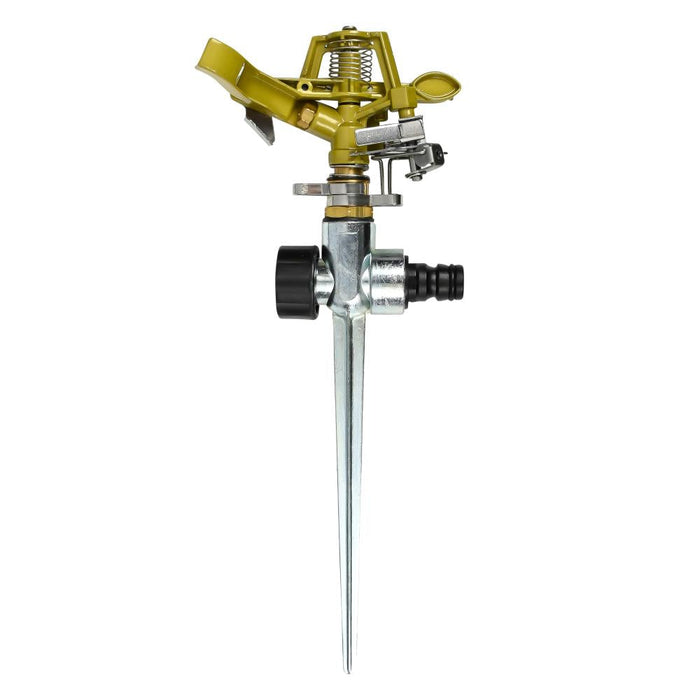 Rehau Sectorsproeier Metaal – Instelbaar van 30° tot 360° | Pulserende Tuinsproeier