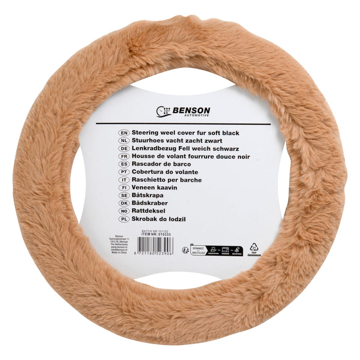 Stuurhoes vacht zacht beige