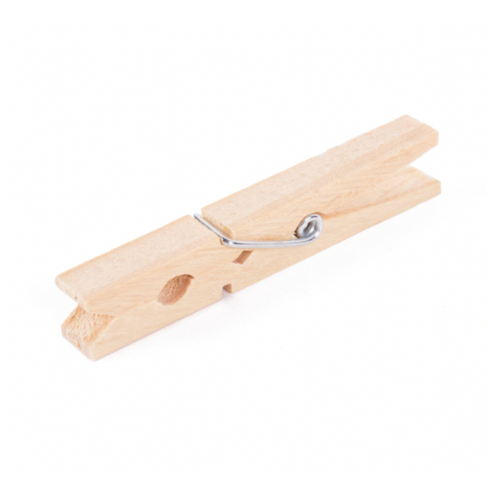 Wasknijpers Hout 50 Stuks