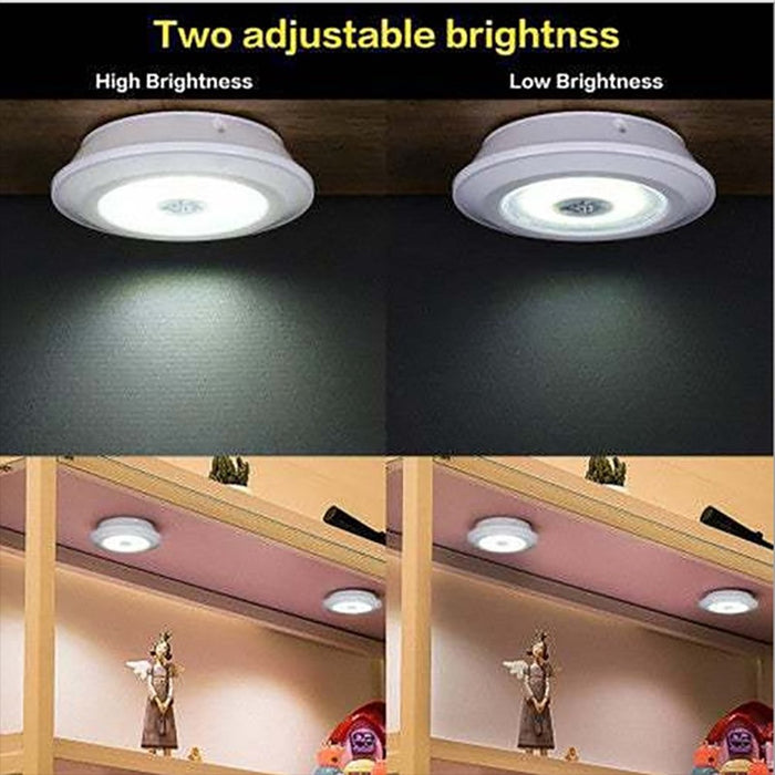 3 Stuks Draadloze ledlamp Kastverlichting Draadloze wandlamp Trapverlichting Draadloze ledspot Dimbaar Batterij