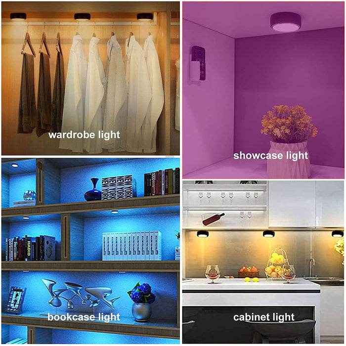 3 Stuks Draadloze ledlamp Oplaadbaar Kastverlichting Keukenverlichting Trapverlichting Dimbaar