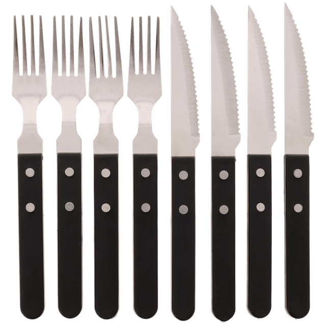 Bestek Messen Vorken 8 Stuks Steakbestek
