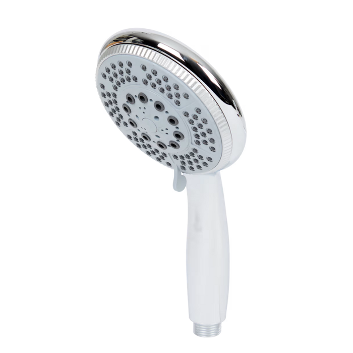 Douchekop 12 cm – 5 Standen | Verchroomd Kunststof, Zilver