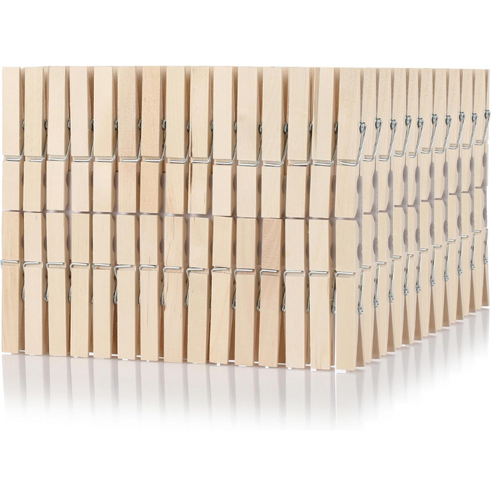 Wasknijpers Hout 50 Stuks