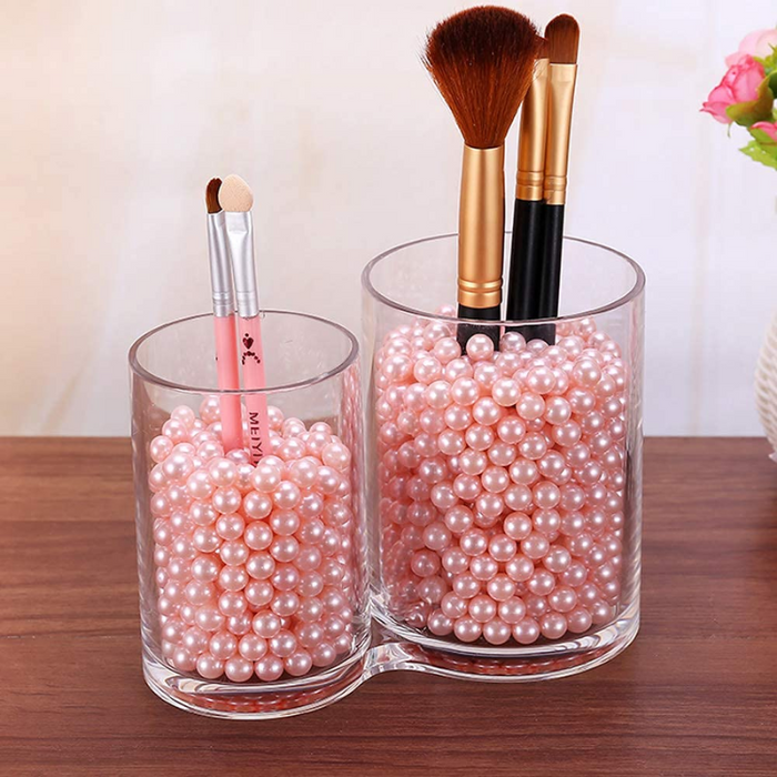 Organizer make-up kwastenhouder transparant