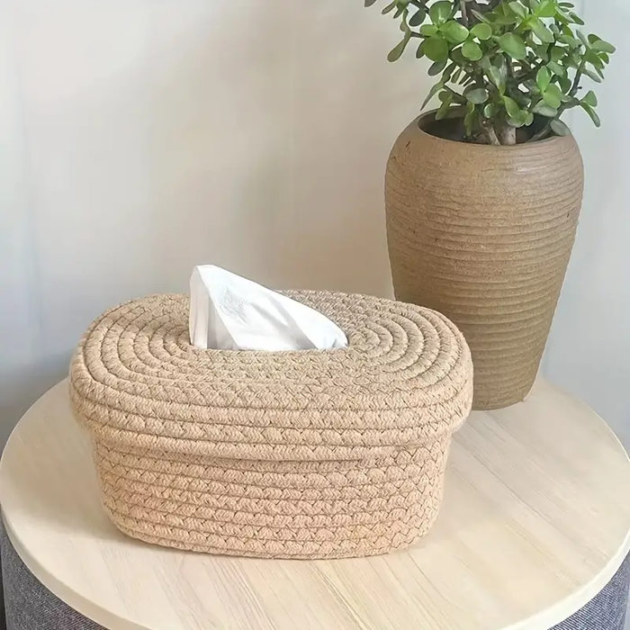 Tissue Houders - Mandje Taupe
