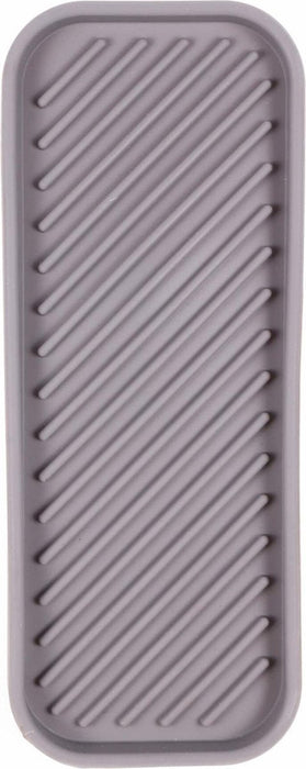 Afdruipmat Siliconen 23.5 x 9.5 cm Grijs