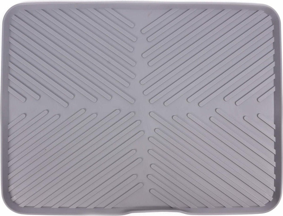 Afdruipmat Siliconen 40.6 x 37 cm Grijs
