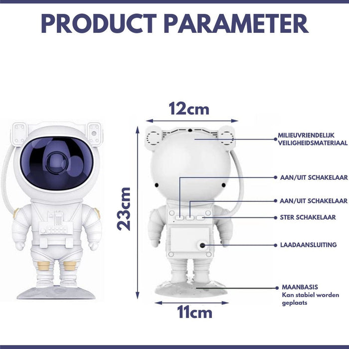 Astronaut Sterren Projector Galaxy Projector Sterrenhemel Star Projector