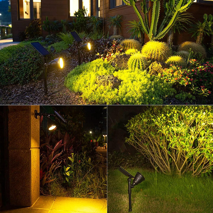 Buitenverlichting Tuinverlichting op Zonne-Energie 2in1 Prikspot Grondspot Wandlamp