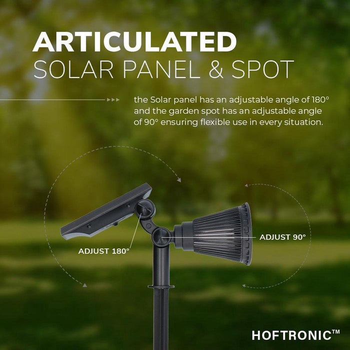 Buitenverlichting Tuinverlichting op Zonne-Energie 2in1 Prikspot Grondspot Wandlamp