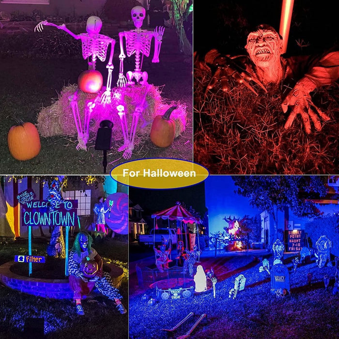 Buitenverlichting Tuinverlichting op Zonne-Energie 2in1 Prikspot Grondspot Wandlamp