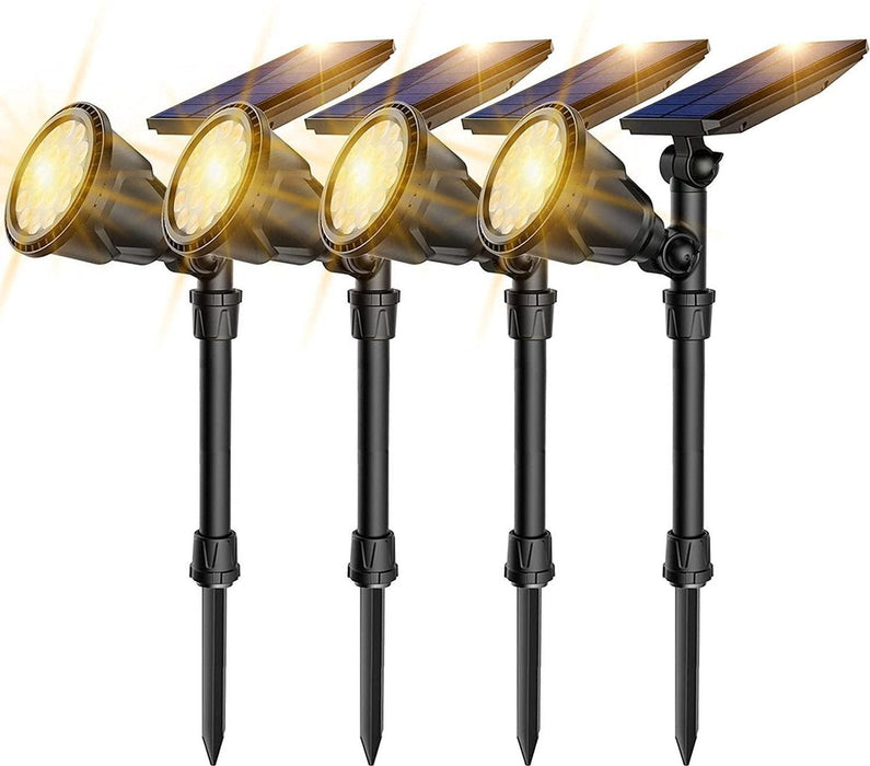 Buitenverlichting Tuinverlichting op Zonne-Energie 2in1 Prikspot Grondspot Wandlamp