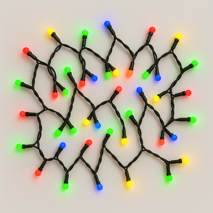 LED deco lichtsnoer bol kleur 100 LED 9.3 mtr