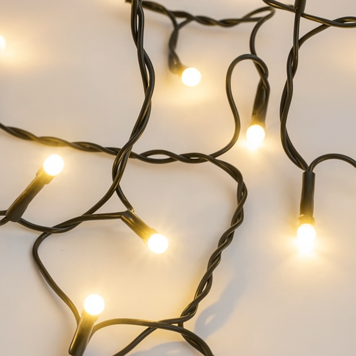 LED deco lichtsnoer wit 100 LED 11.2 mtr