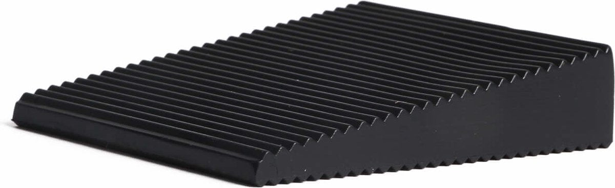 Deurstopper - Deurwig Rubber 16 mm Zwart