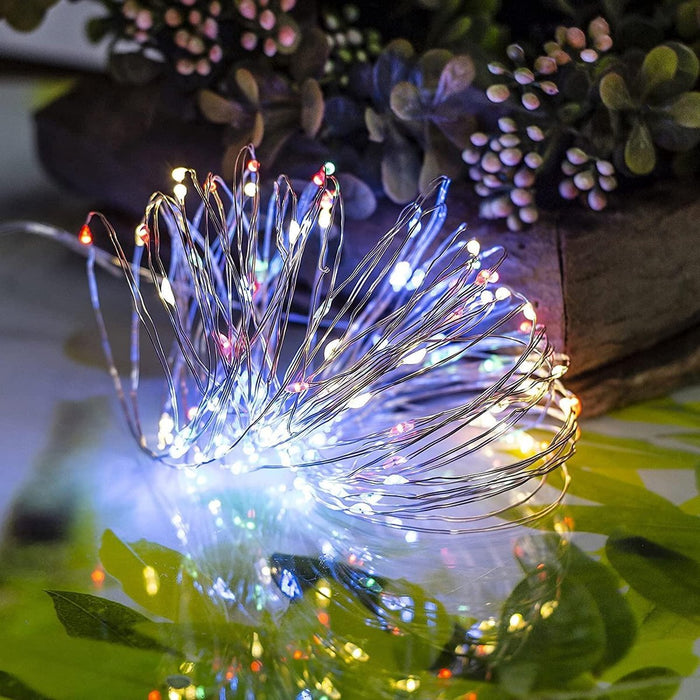 Fairy Lights Lampjes Slinger LED Lichtslinger 5M met 100LED in Kleur Op Batterijen String Light Kerstverlichting Sfeerverlichting Romantisch Licht