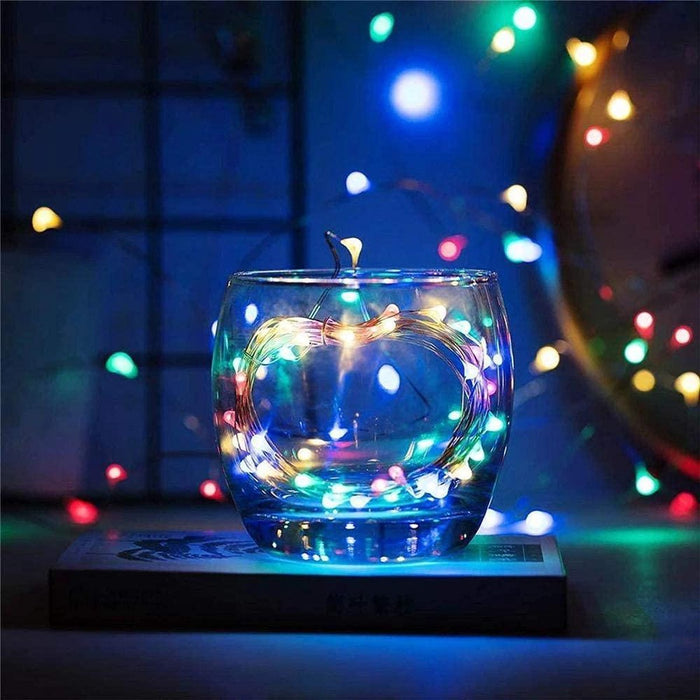 Fairy Lights Lampjes Slinger LED Lichtslinger 5M met 100LED in Kleur Op Batterijen String Light Kerstverlichting Sfeerverlichting Romantisch Licht