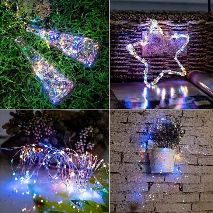 Fairy Lights Lampjes Slinger LED Lichtslinger 5M met 100LED in Kleur Op Batterijen String Light Kerstverlichting Sfeerverlichting Romantisch Licht