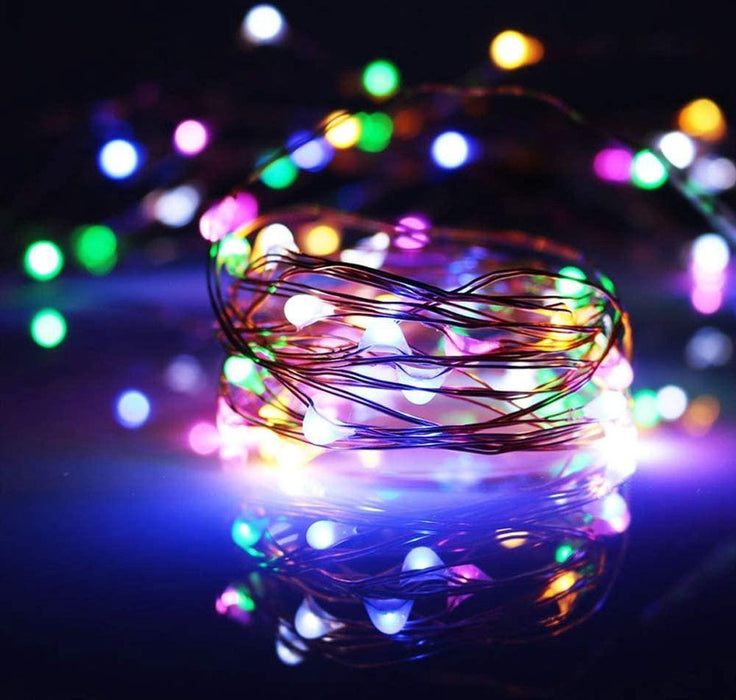 Fairy Lights Lampjes Slinger LED Lichtslinger 5M met 100LED in Kleur Op Batterijen String Light Kerstverlichting Sfeerverlichting Romantisch Licht