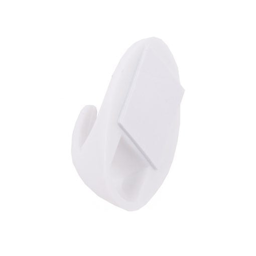 Handdoekhaken Ovaal Wit 6 Stuks
