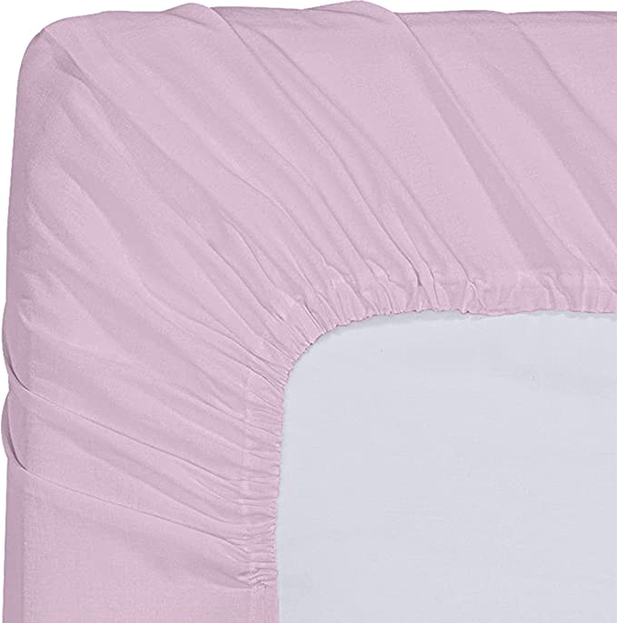 Hoeslaken Roze 160 x 200 cm