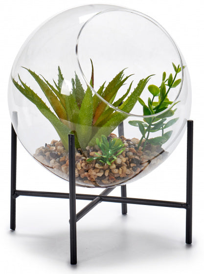 Kunstplant in Vaas 18 cm