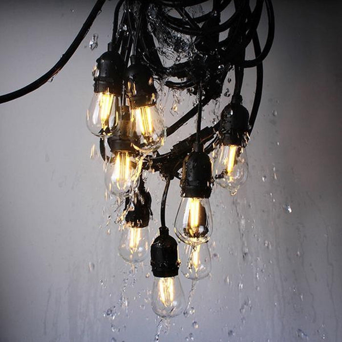 Lichtsnoer 6meter Warm Wit incl 10 lampen Voor Binnen en Buiten