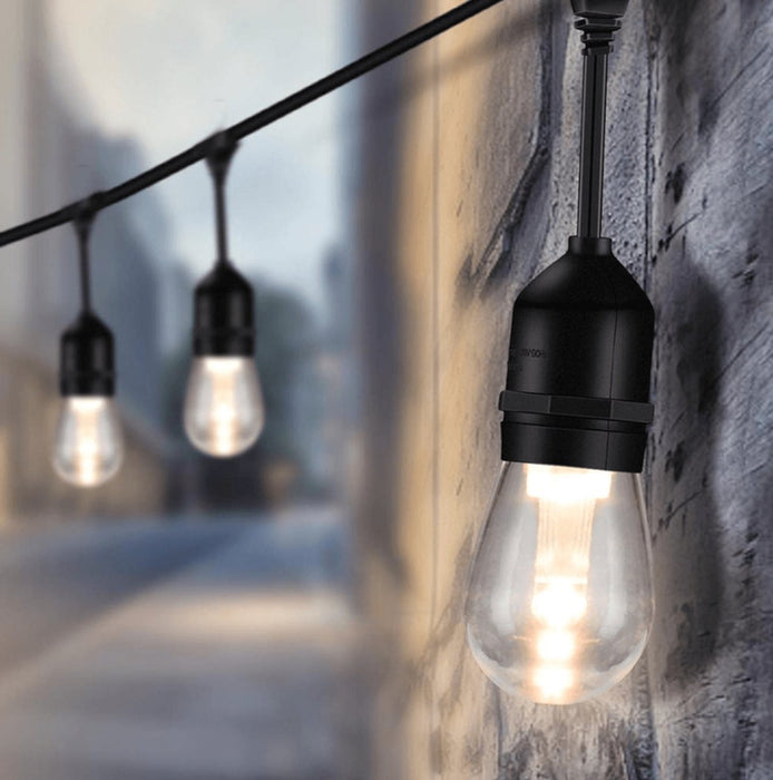 Lichtsnoer 6meter Warm Wit incl 10 lampen Voor Binnen en Buiten