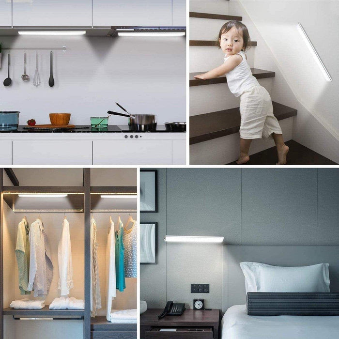 Led verlichting met bewegingssensor Kastverlichting Op Batterijen Trapverlichting Keukenverlichting 15CM Sensorlicht