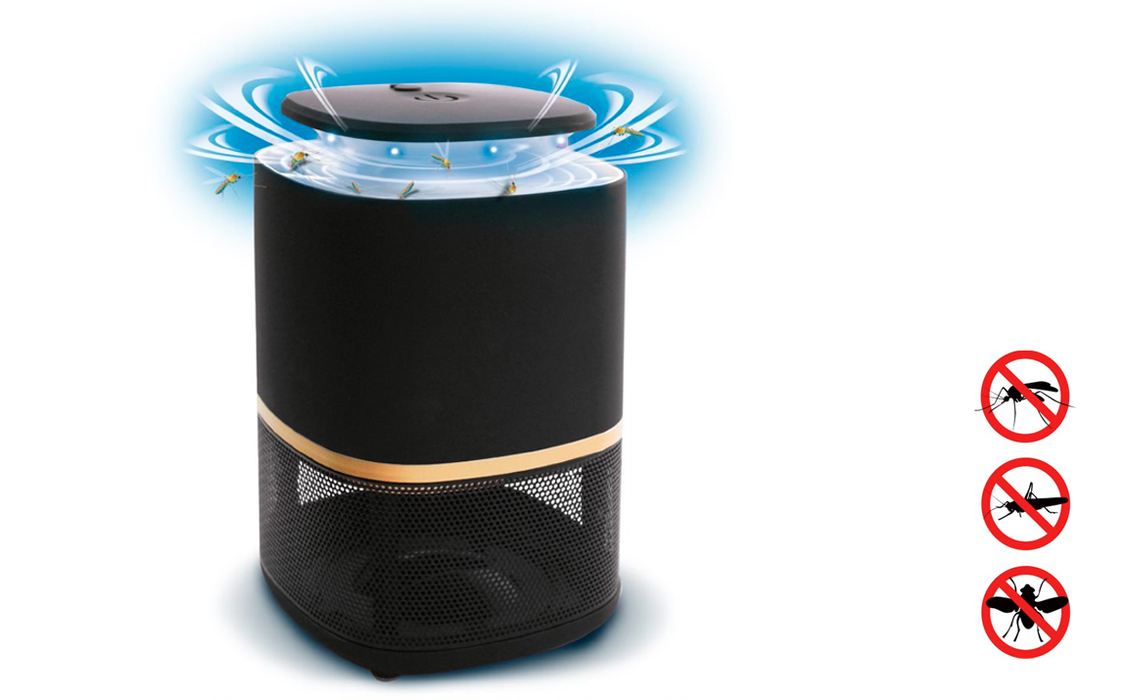 Vliegenvanger Muggenlamp Vliegenlamp LED UV-licht Voor Muggen Zwart