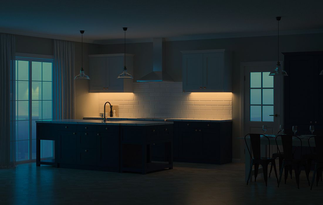 Led verlichting met bewegingssensor 60CM Zwart Kastverlichting Draadloos Trapverlichting Keukenverlichting