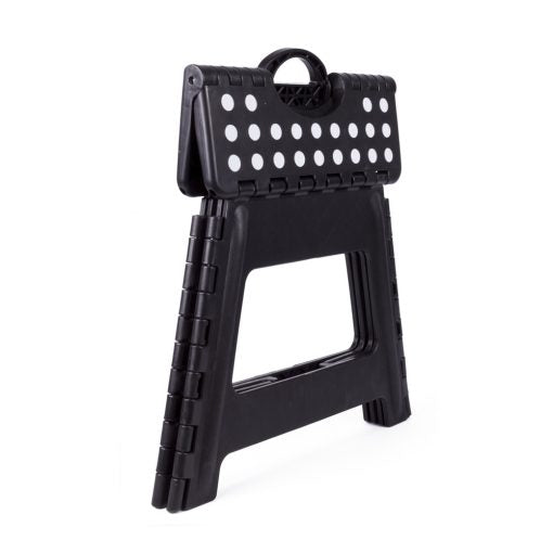 Opvouwbare Kruk Zwart/Wit 150 kg