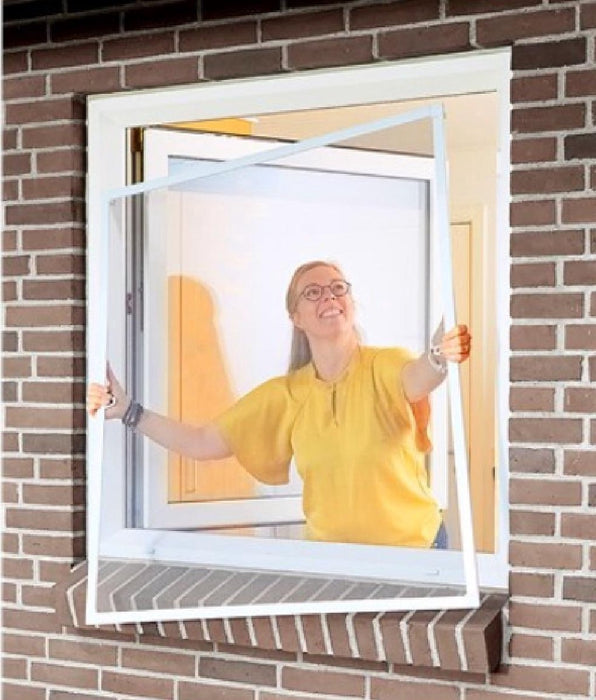 Vaste Raamhor - Universele Hor - 130 x 150 - Horrengaas Raam - Hor Voor Ramen