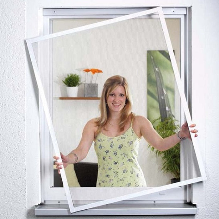 Vaste Raamhor - Universele Hor - 130 x 150 - Horrengaas Raam - Hor Voor Ramen