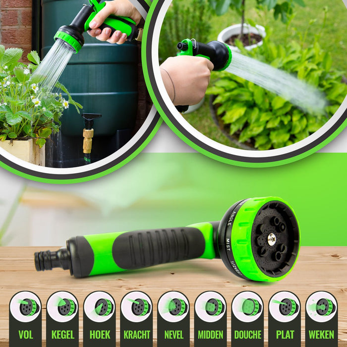 Sproeipistool met 7 Spuitstanden - Sproeikop voor Tuinslang - Broespistool met Softgrip - Broeskop