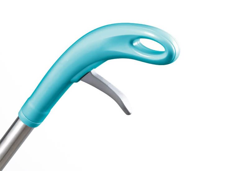 Vloermop met Spray - Microvezel Doek - Blauw/Wit
