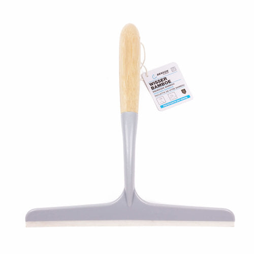 Wisser met Bamboe Handgreep - 24.5 cm - Kunststof