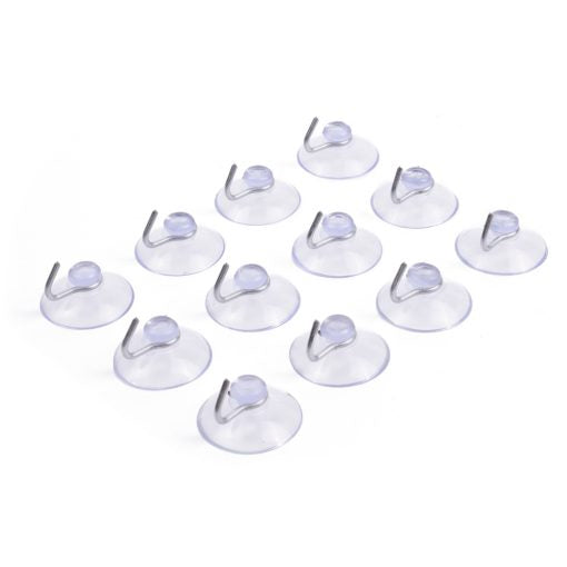 Zuignap met Haak 12 Stuks Ø 25 mm