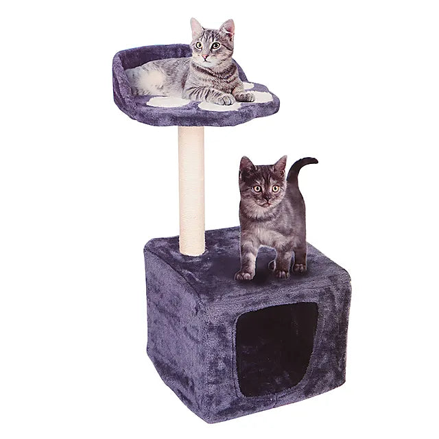 Katten krabpaal Grijs  68 x 30 x 30 cm